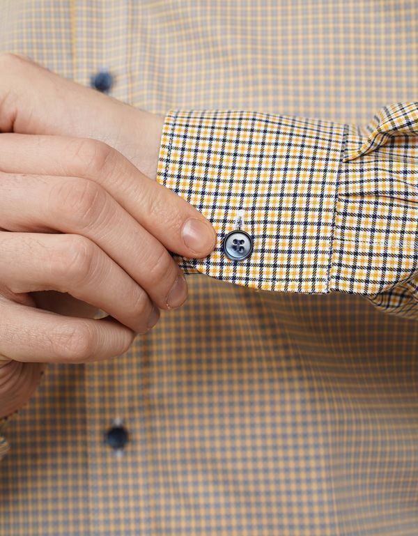 Рубашка классическая OLYMP в клетку, body fit | купить в интернет-магазине Olymp-Men