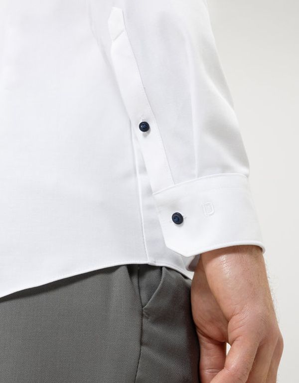 Рубашка мужская белая OLYMP 24/7 супер слим, артикул 07546400