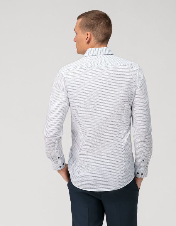 Сорочка классическая мужская с принтом OLYMP Level Five, body fit | купить в интернет-магазине Olymp-Men