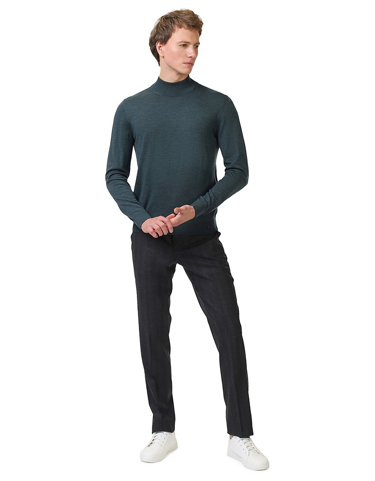 Свитер мужской зелёный Gratude | купить в интернет-магазине Olymp-Men