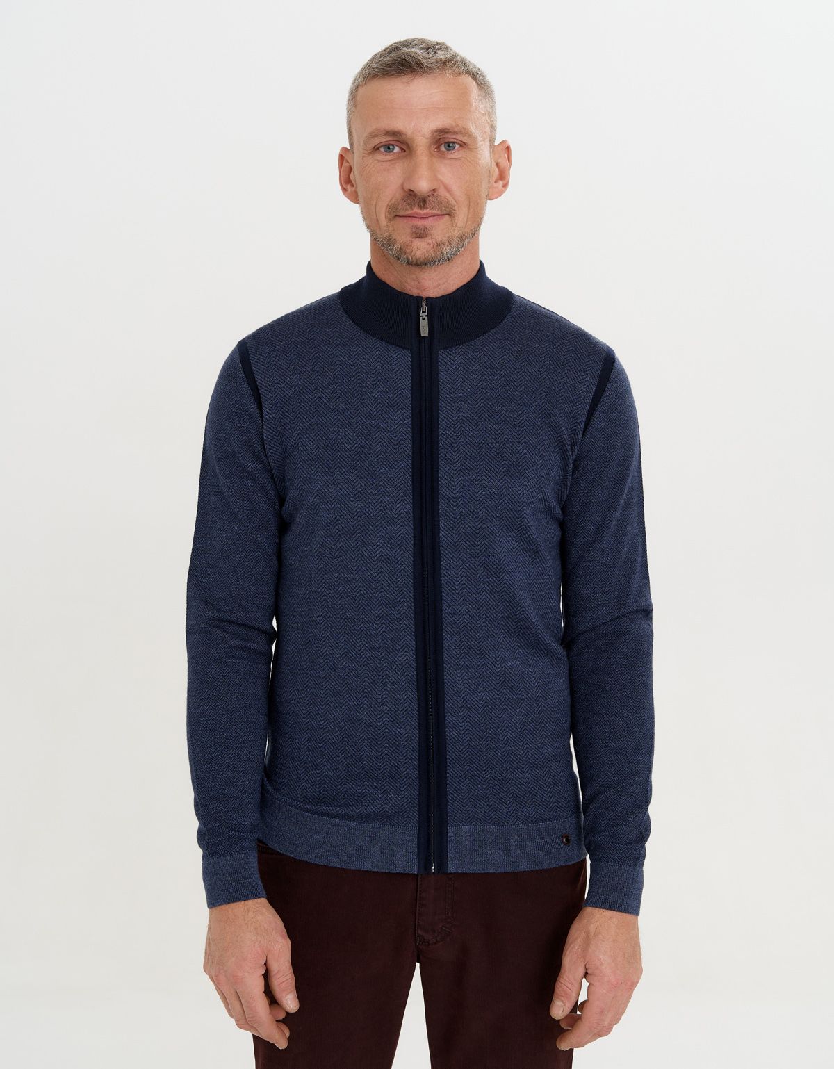 Кардиган мужской шерстяной Gratude на молнии | купить в интернет-магазине Olymp-Men