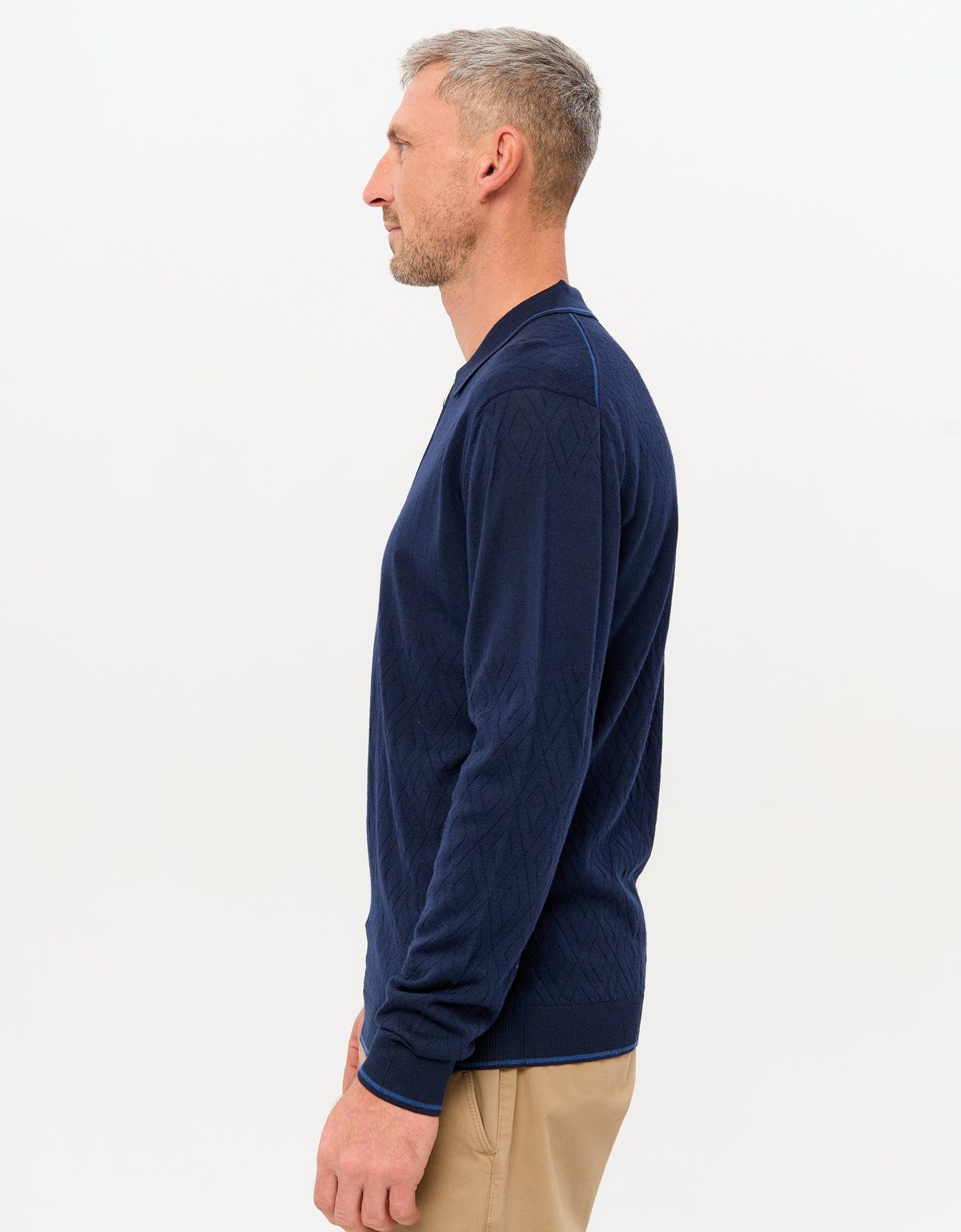 Поло с длинным рукавом Gratude на молнии | купить в интернет-магазине Olymp-Men