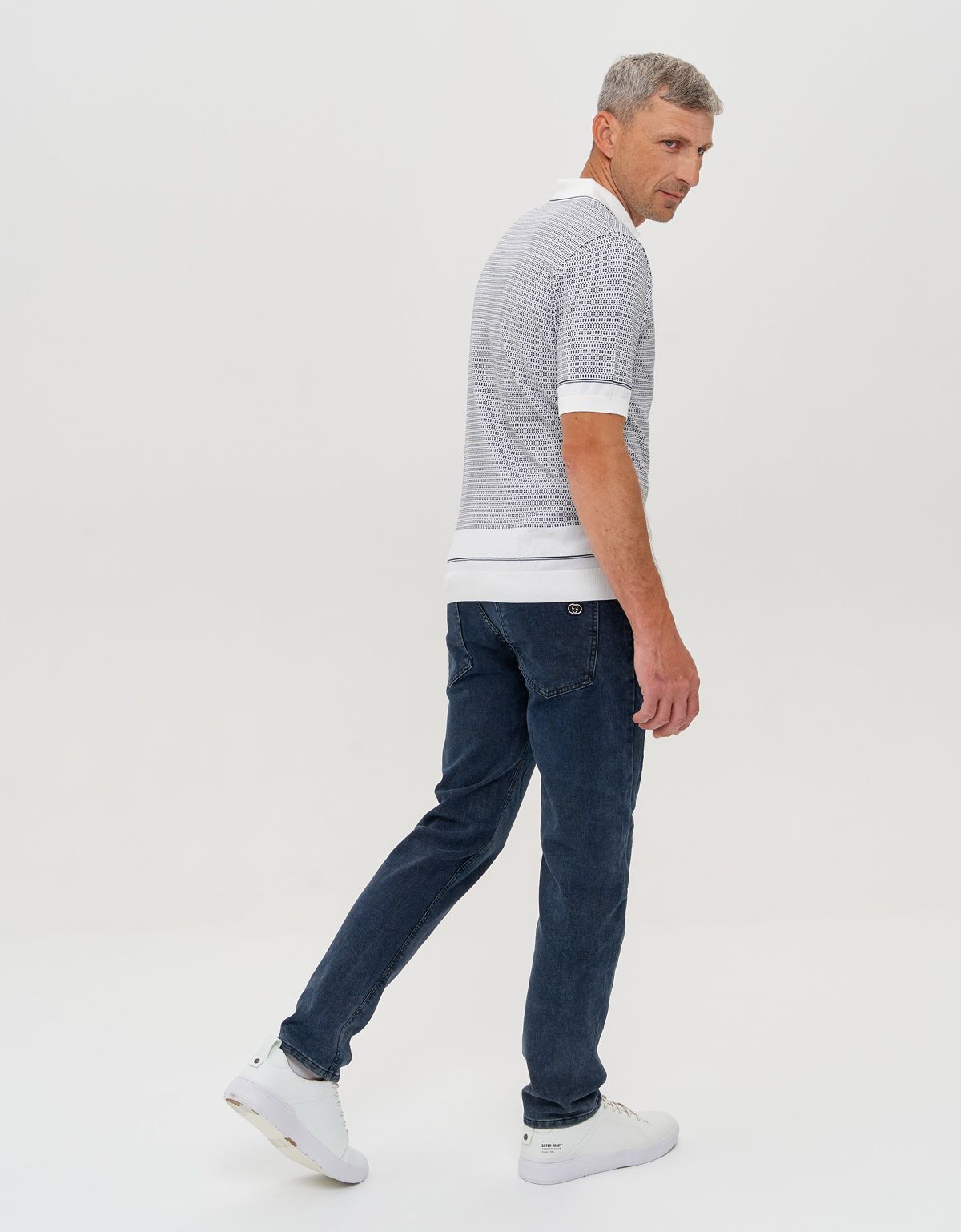 Поло мужское с рисунком на пуговицах Gtatude | купить в интернет-магазине Olymp-Men