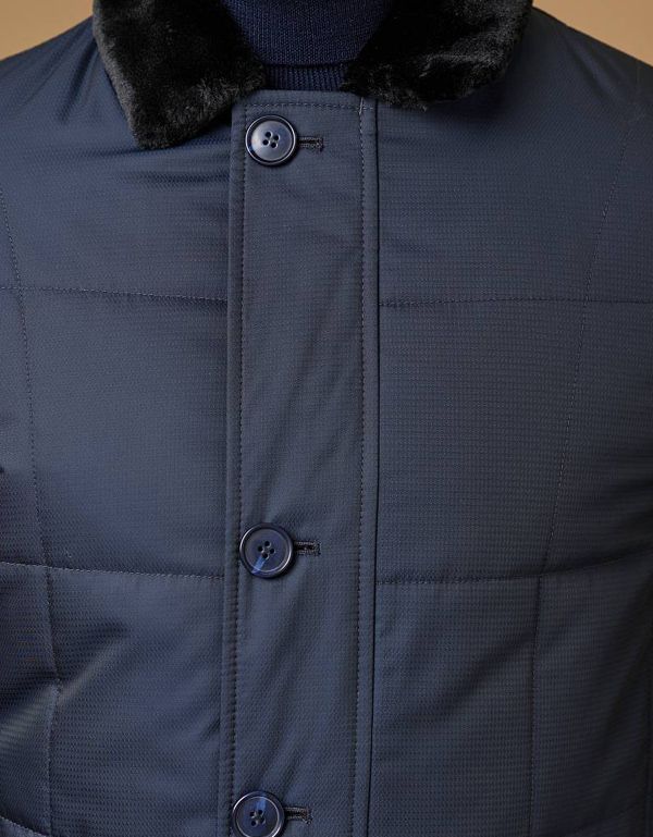 Куртка мужская Bazioni утепленная с меховым воротником | купить в интернет-магазине Olymp-Men