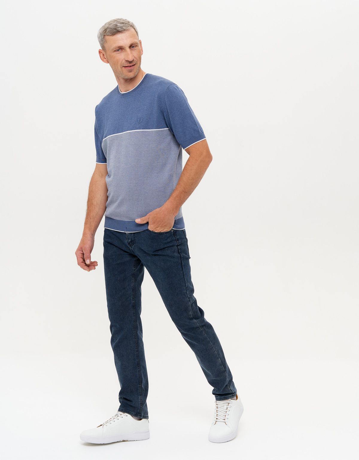 Джемпер мужской с коротким рукавом Gratude | интернет-магазин Olymp-Men