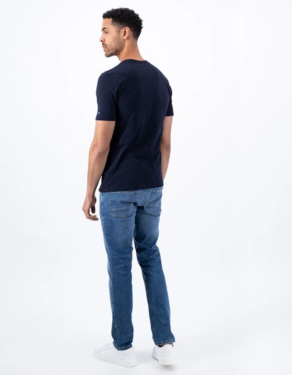 Футболка мужская синяя Fynch-Hatton однотонная | купить в интернет-магазине Olymp-Men