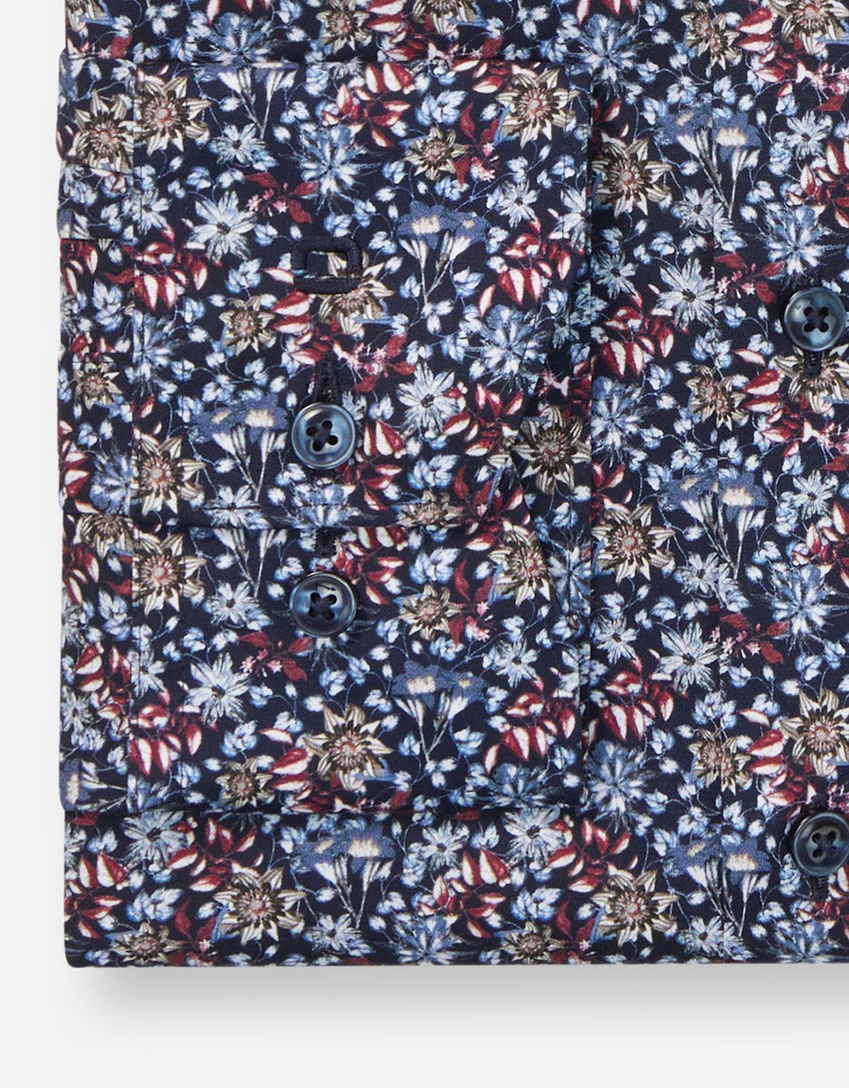 Рубашка с цветочным рисунком OLYMP Luxor, modern fit на высокий рост | купить в интернет-магазине Olymp-Men