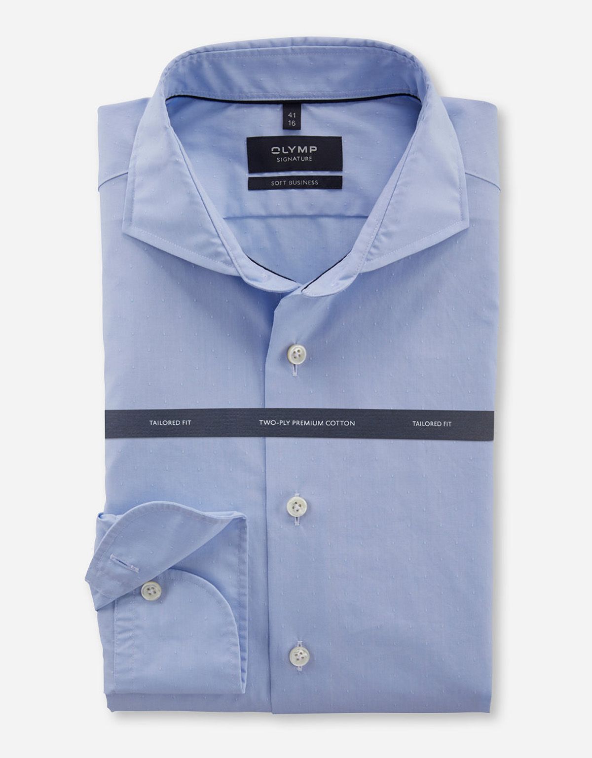 Рубашка мужская Olymp Signature из фактурной ткани
