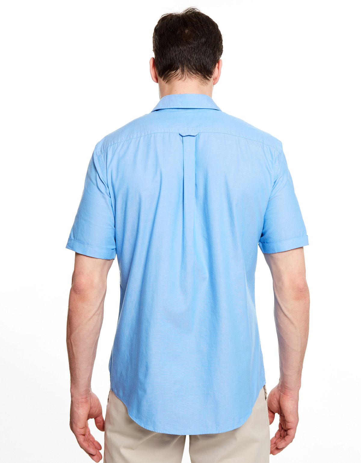 Рубашка мужская голубая OLYMP Casual, modern fit