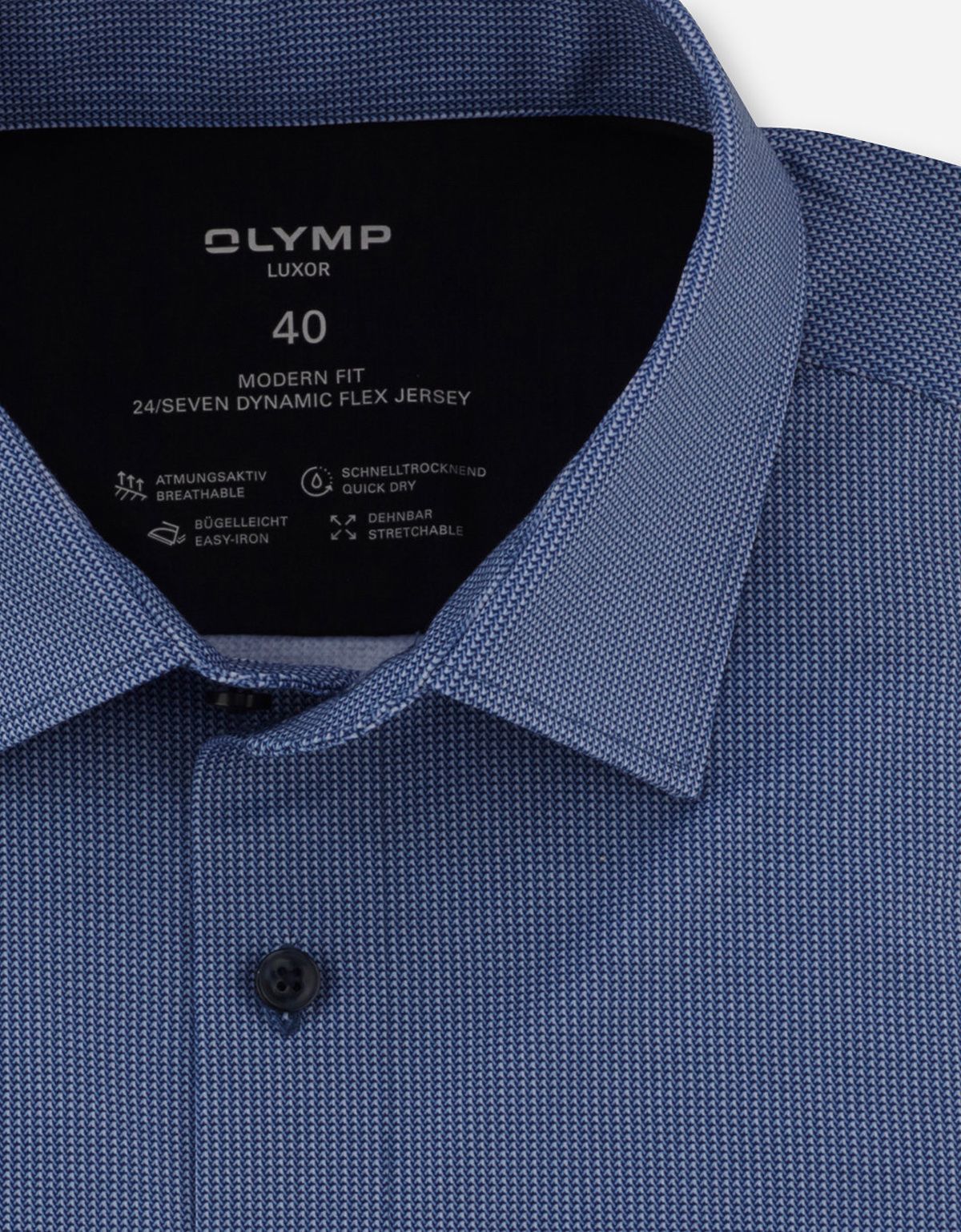 Рубашка трикотажная мужская OLYMP Luxor, modern fit | купить в интернет-магазине Olymp-Men
