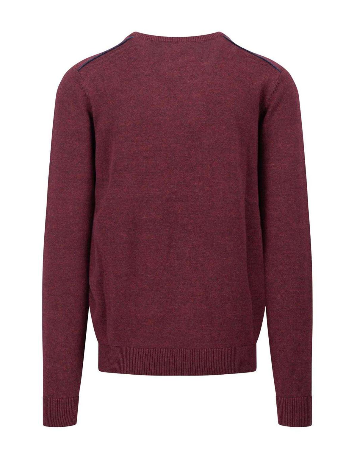 Джемпер вязаный бордовый Fynch-Hatton | интернет-магазин Olymp-Men