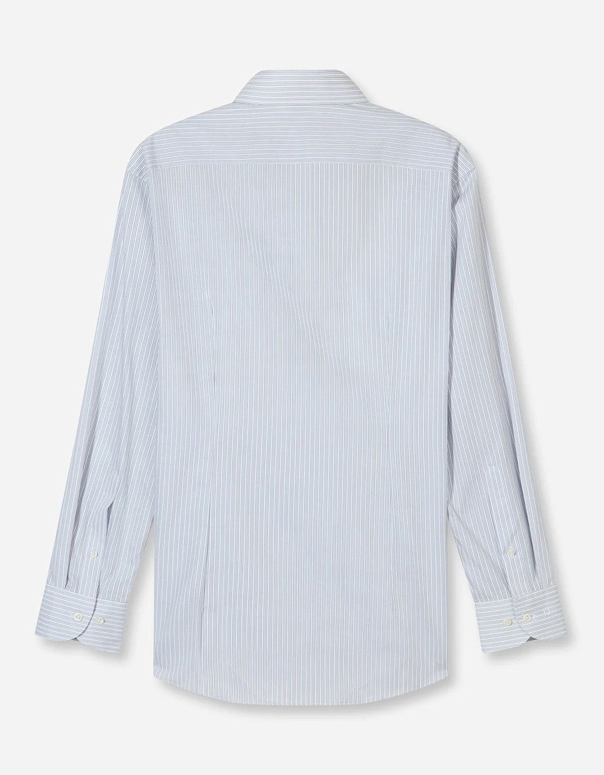 Рубашка классическая в серую полоску OLYMP Luxor, полуприлегающая | купить в интернет-магазине Olymp-Men