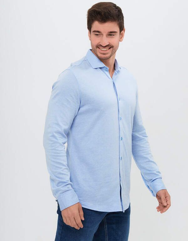 Рубашка мужская PLATIN, slim fit, артикул 1000-106UF-TP
