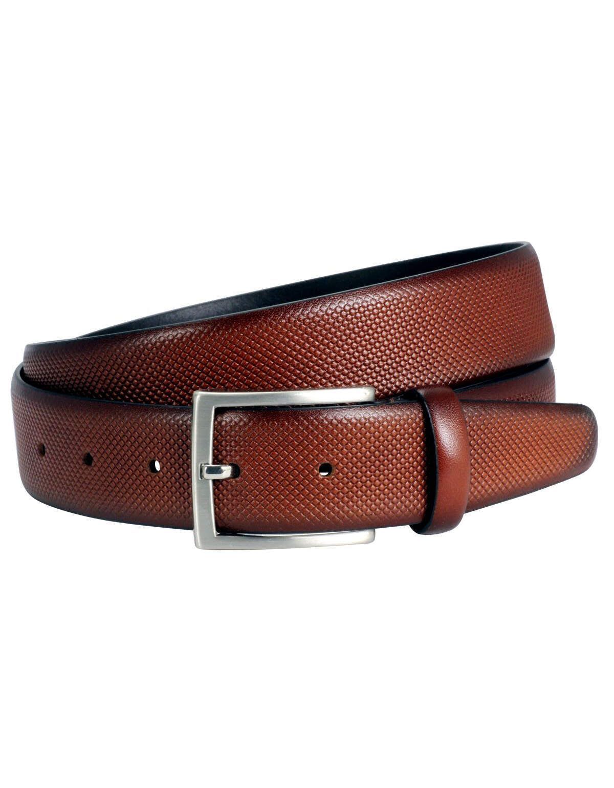 Ремень Lindenmann классический с мелким тиснением мужские | купить в интернет-магазине Olymp-Men