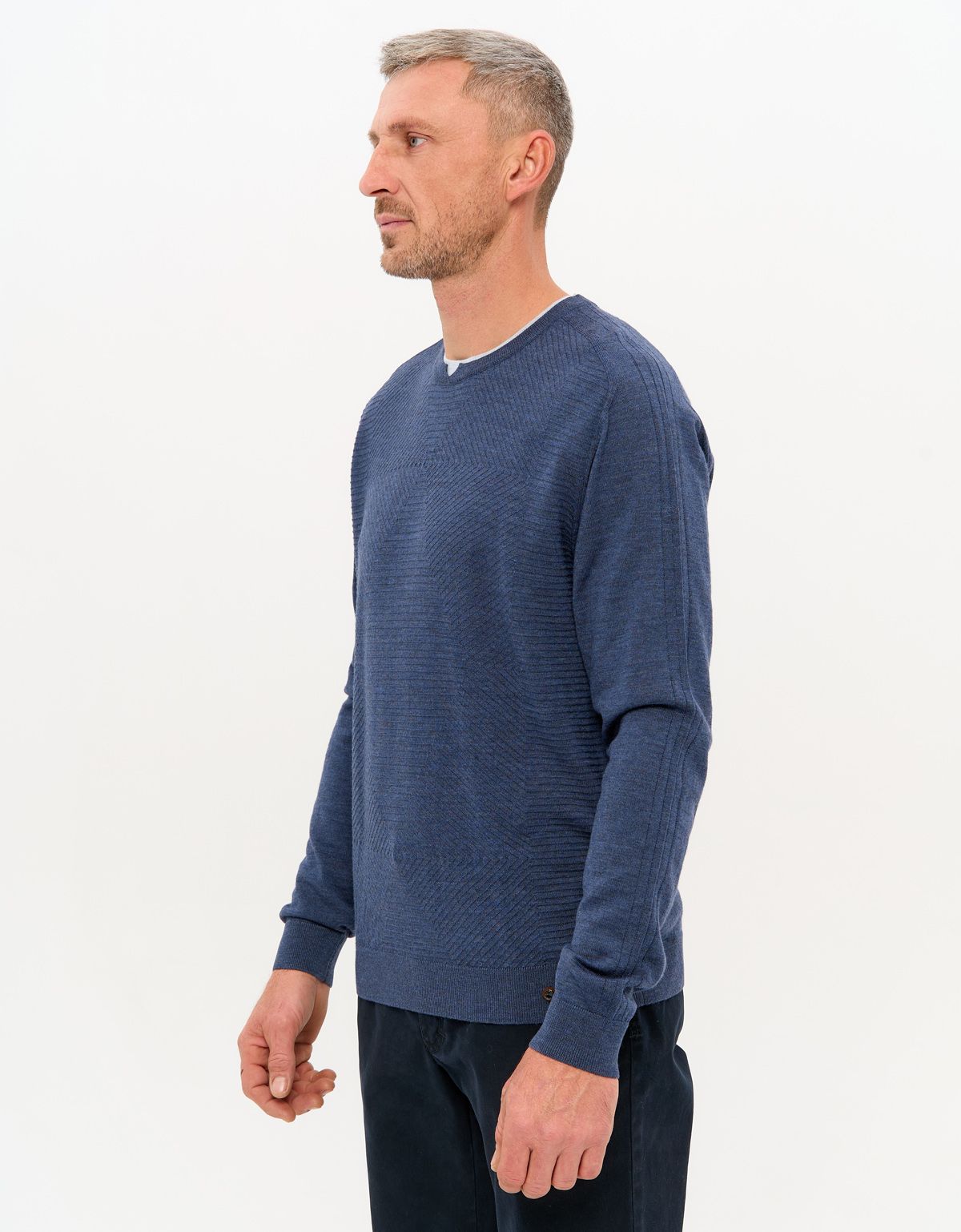 Джемпер мужской Gratude из тонкой шерсти | интернет-магазин Olymp-Men