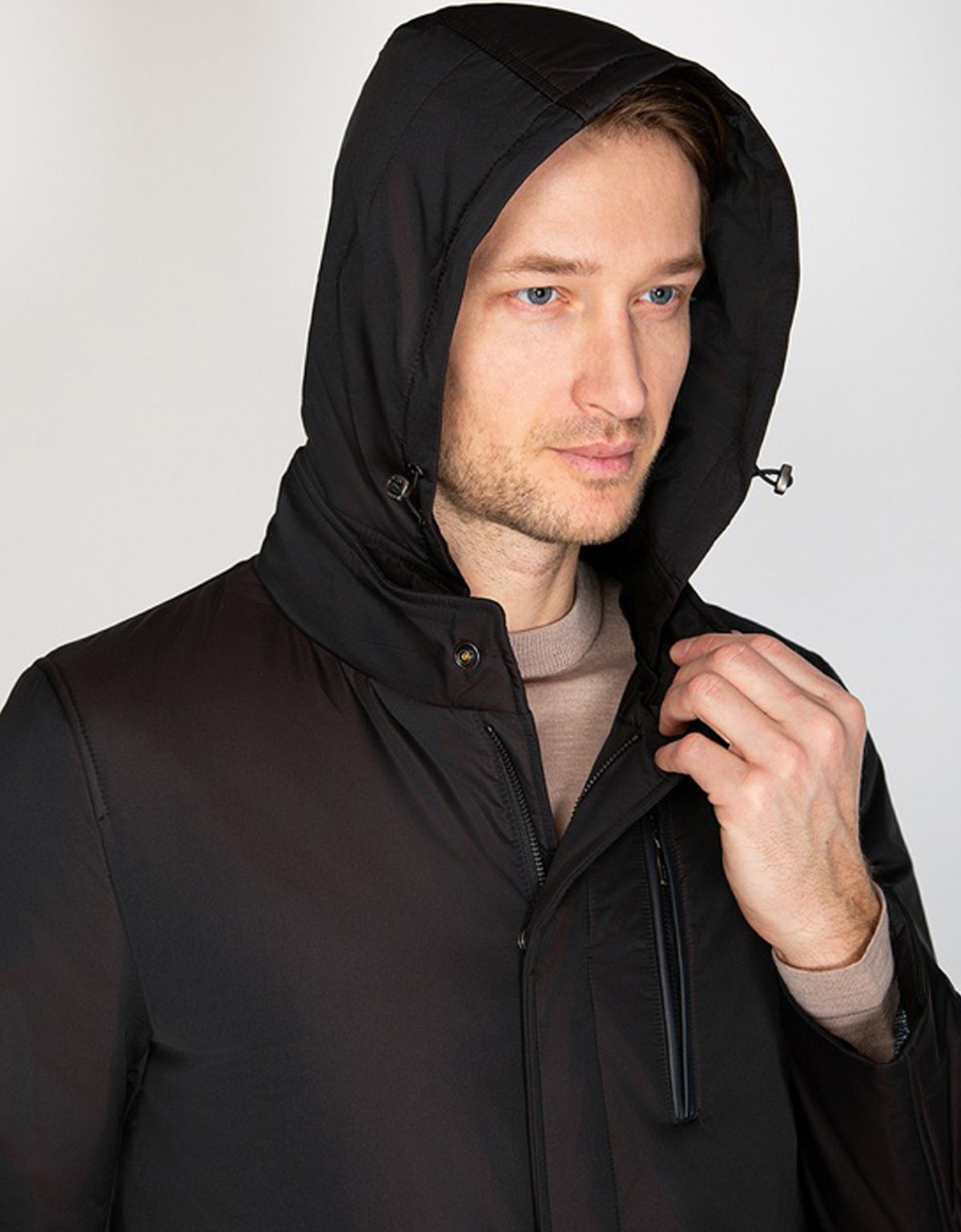 Куртка-парка мужская RIGGI с капюшоном | купить в интернет-магазине Olymp-Men