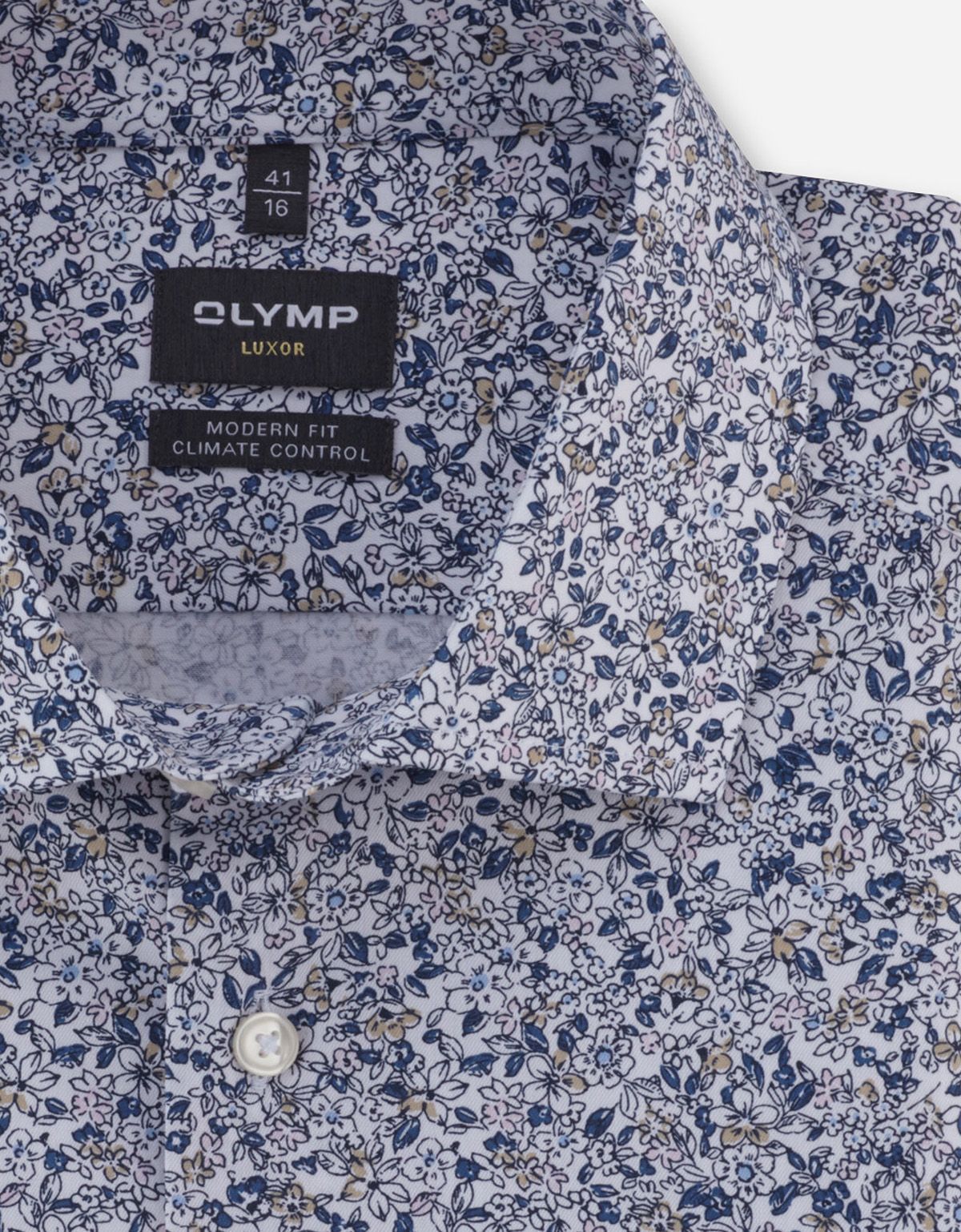 Рубашка с цветочным принтом OLYMP Luxor, modern fit | купить в интернет-магазине Olymp-Men