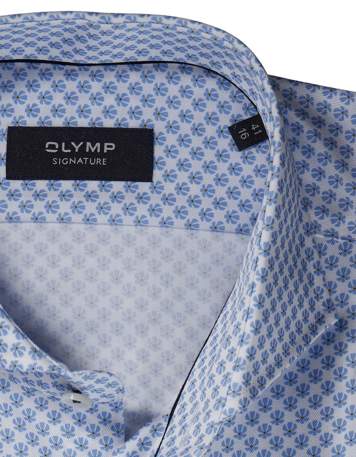 Сорочка мужская Signature с голубым рисунком
