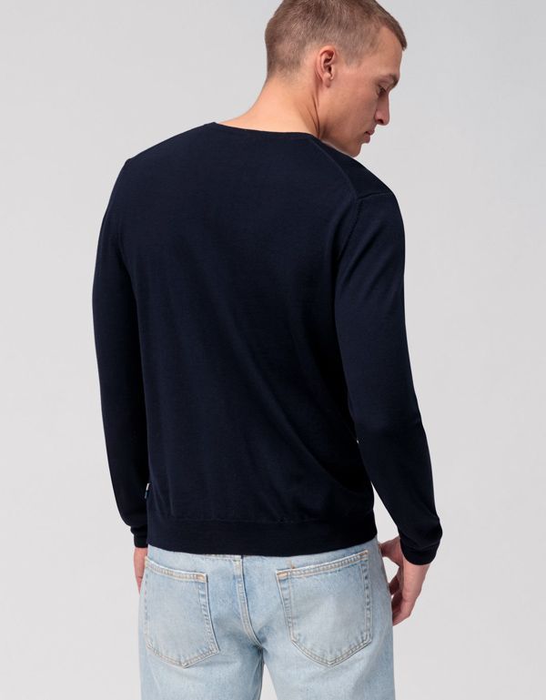 Джемпер мужской с круглым воротом | интернет-магазин Olymp-Men