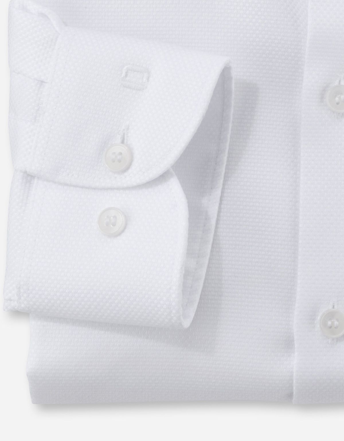 Рубашка белая мужская приталенная OLYMP, фактурная | купить в интернет-магазине Olymp-Men