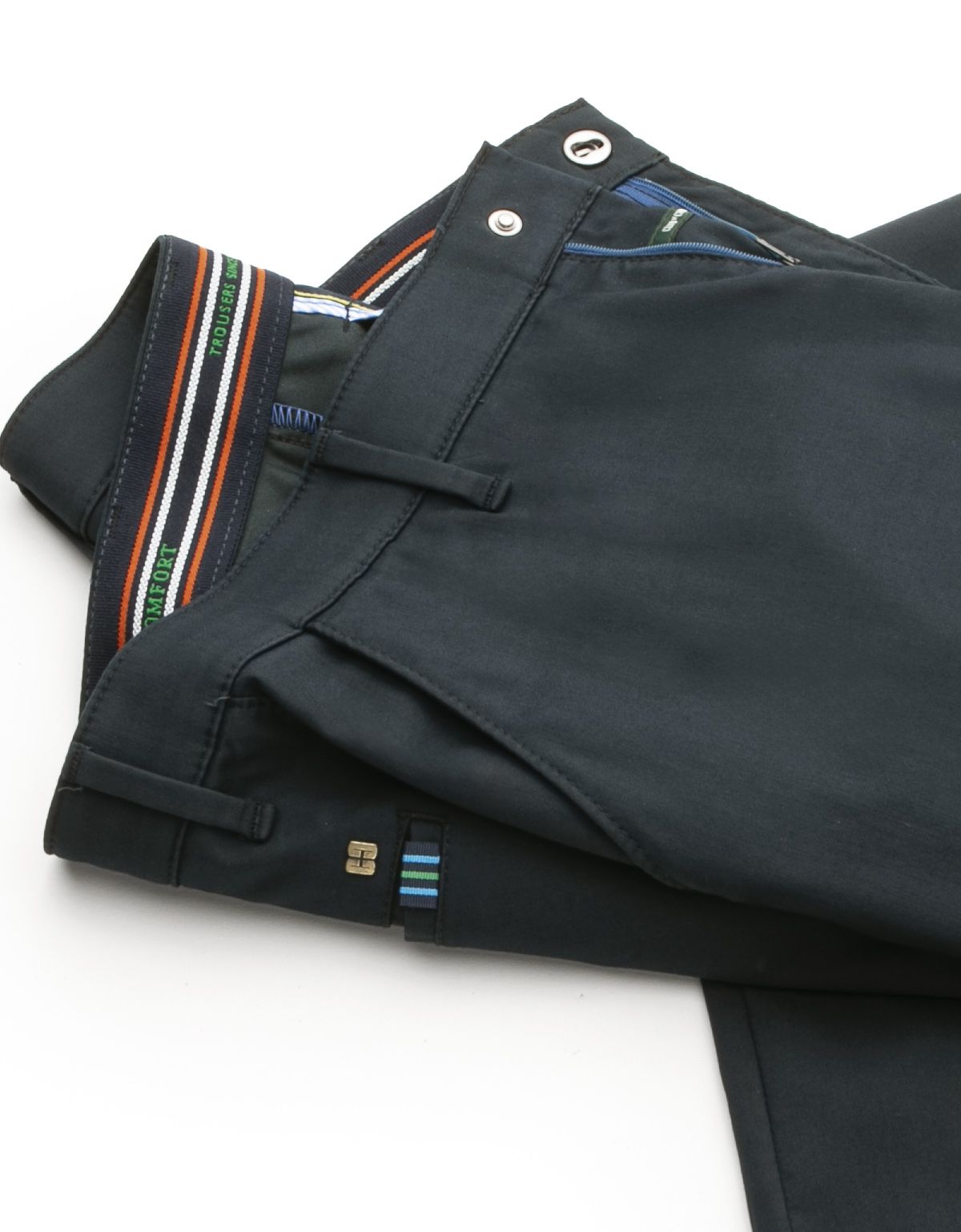 Брюки чинос синие мужские Club of Comfort, хлопок с эластаном | купить в интернет-магазине Olymp-Men