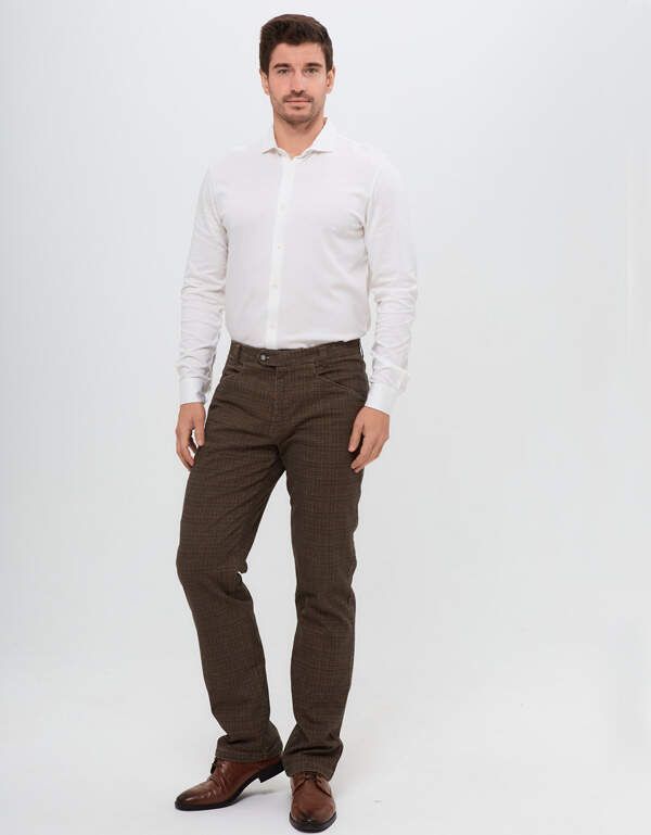 Рубашка  мужская PLATIN, slim fit, артикул 1000-100UF-TP