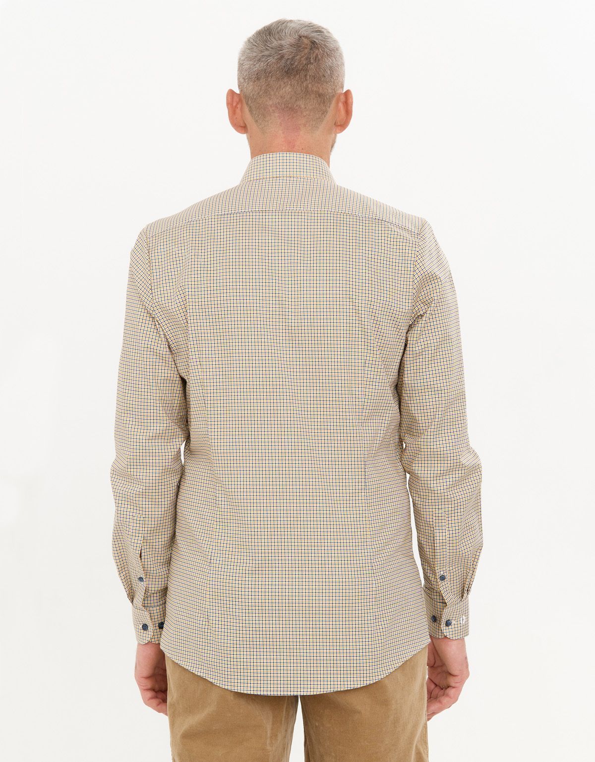 Рубашка классическая OLYMP в клетку, body fit | купить в интернет-магазине Olymp-Men