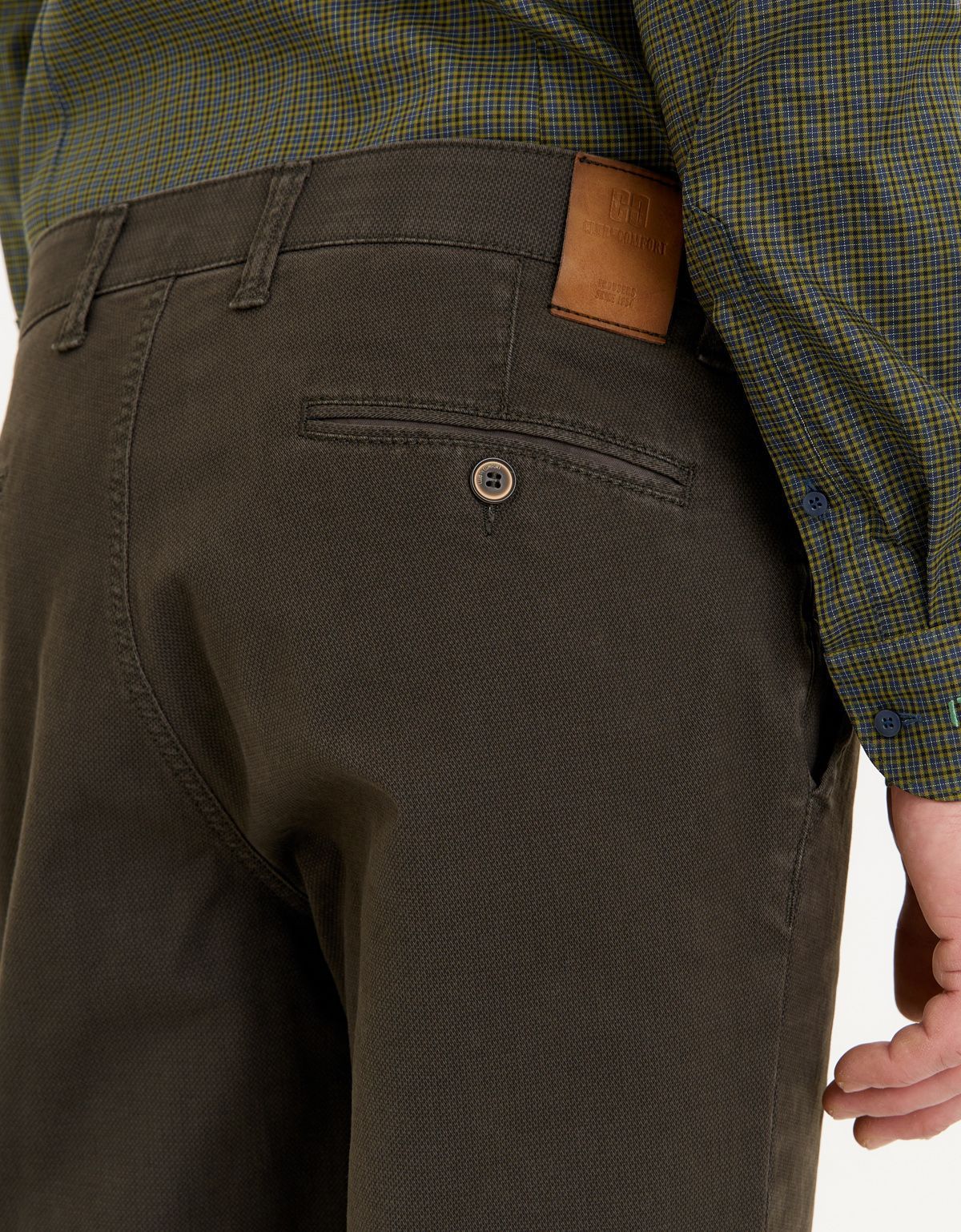 Брюки мужские зелёные хлопковые Club Of Comfort | купить в интернет-магазине Olymp-Men