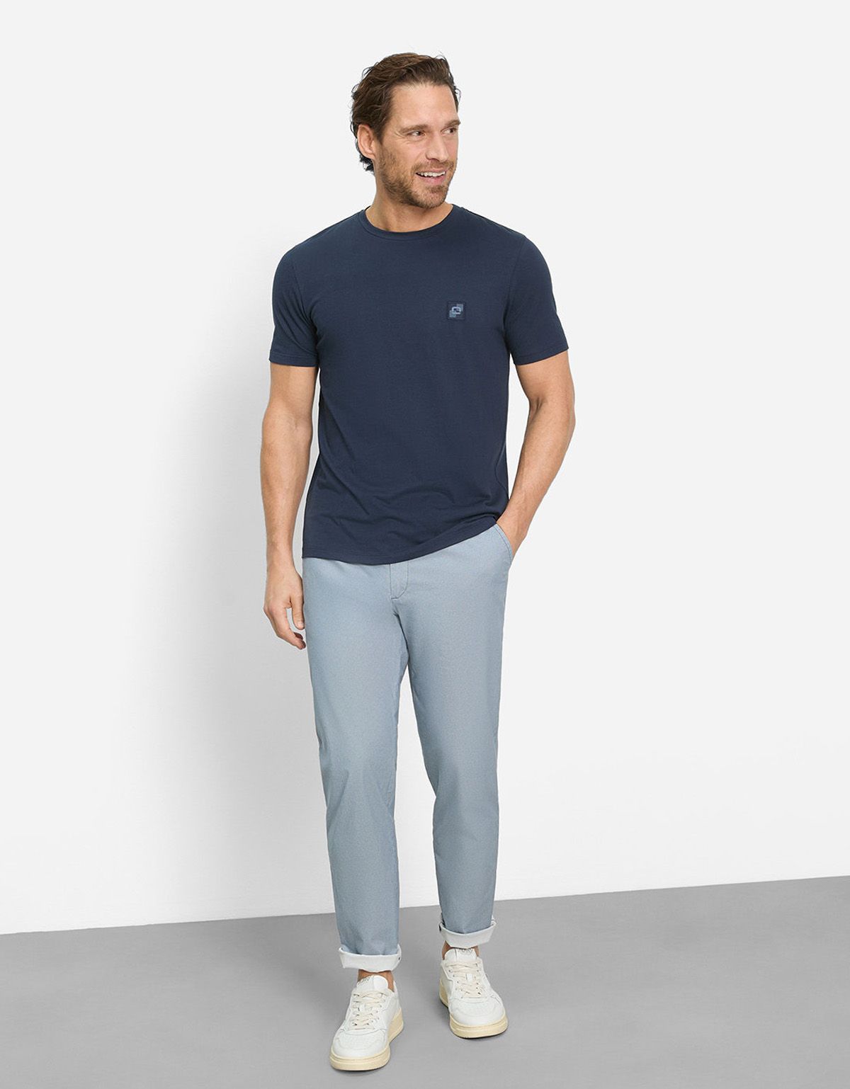 Футболка мужская синяя с лого Olymp | купить в интернет-магазине Olymp-Men