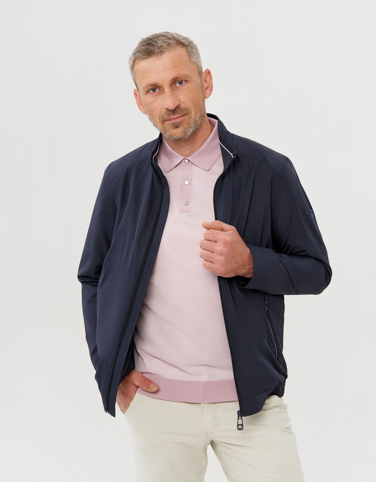 Поло розовое мужское на кнопках Gratude | купить в интернет-магазине Olymp-Men