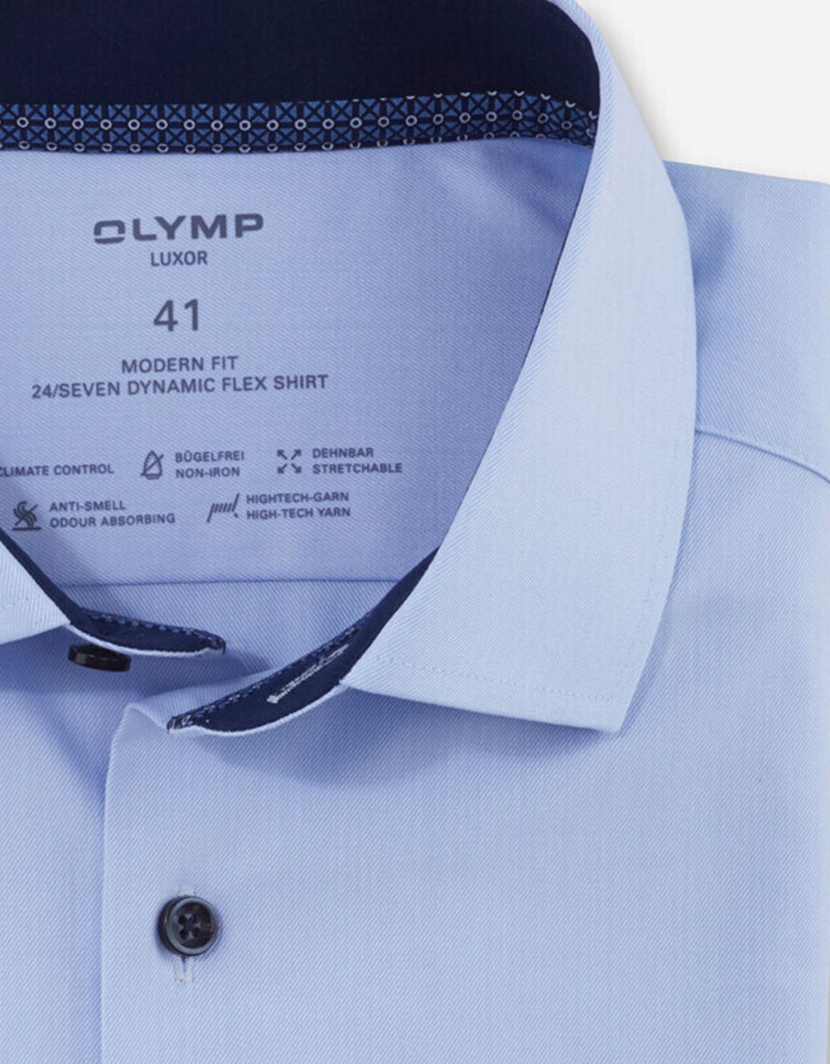 Рубашка мужская OLYMP Luxor 24/7, modern fit | купить в интернет-магазине Olymp-Men