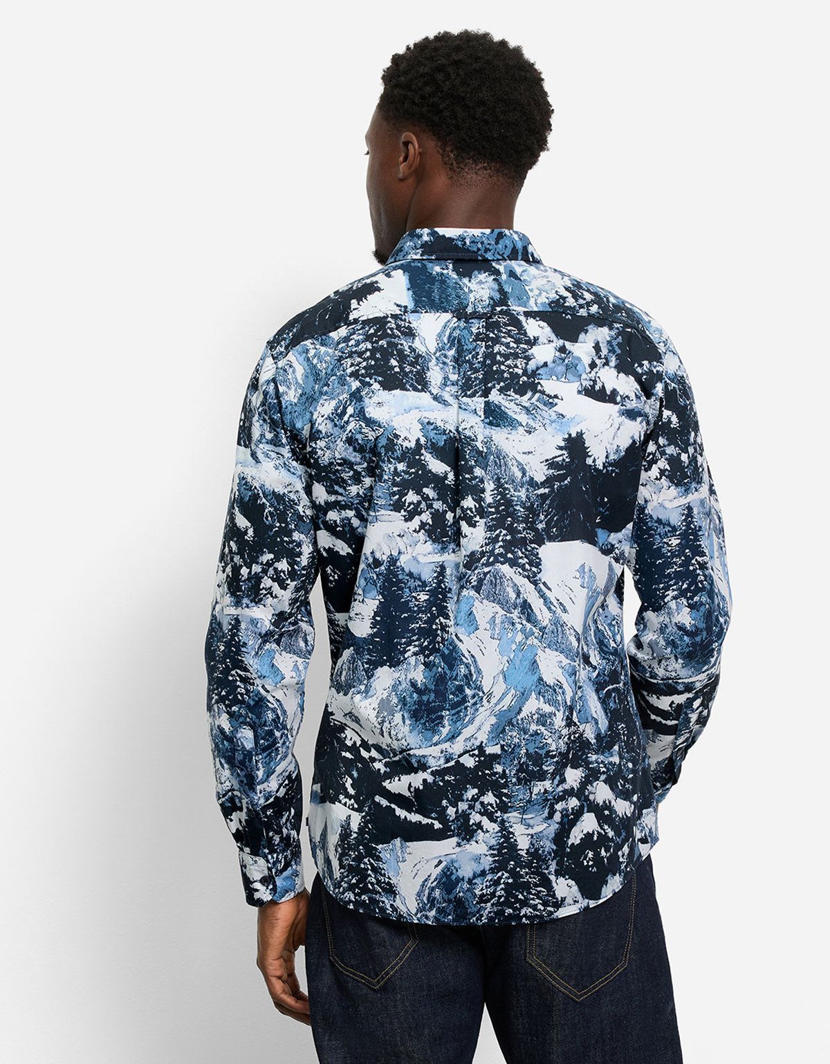 Рубашка мужская с принтом Olymp | купить в интернет-магазине Olymp-Men