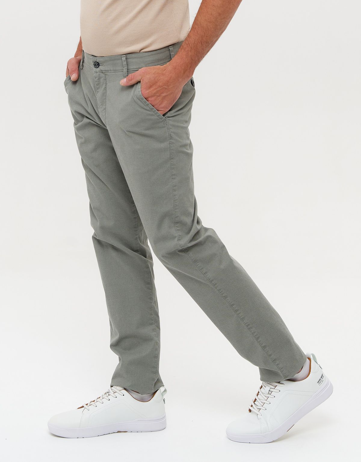 Брюки чинос зелёные мужские Club of Comfort хлопковые | купить в интернет-магазине Olymp-Men