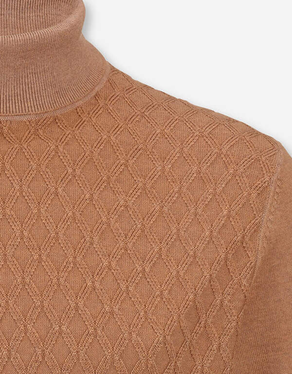 Водолазка мужская OLYMP вязаная с косами | купить в интернет-магазине Olymp-Men