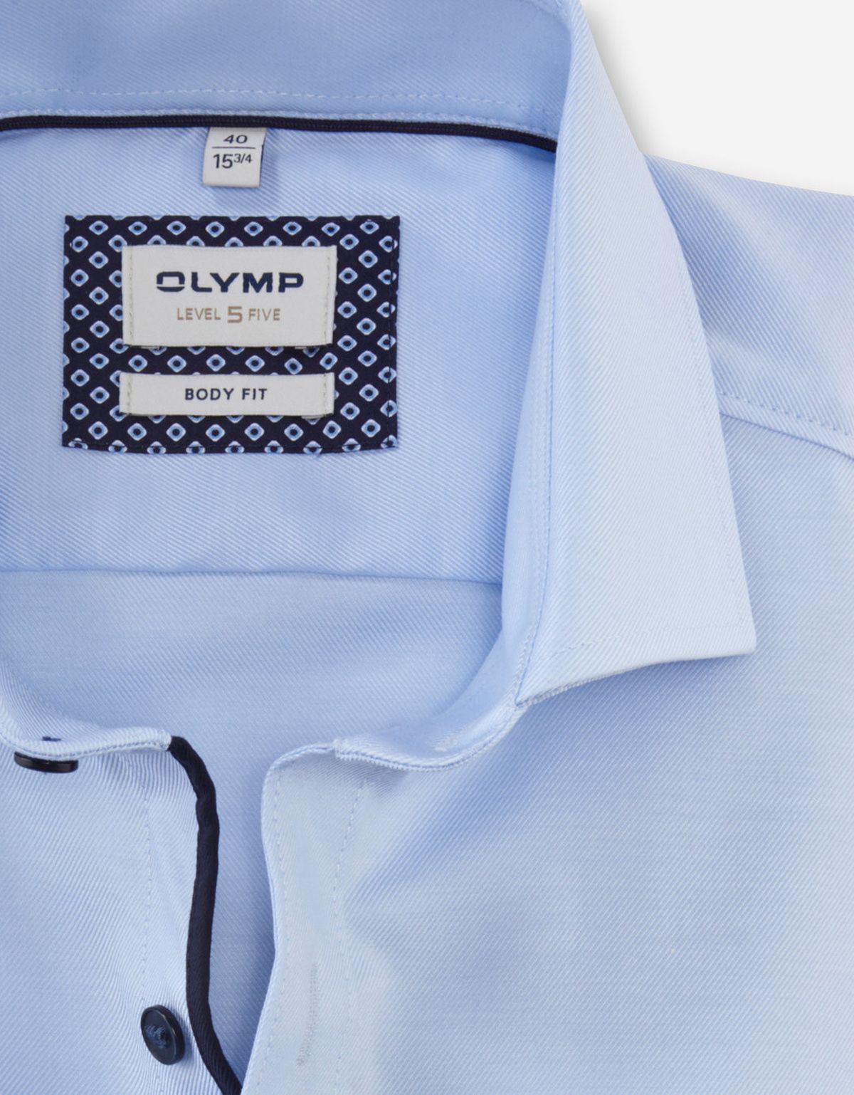 Рубашка классическая OLYMP длинный рукав, body fit | купить в интернет-магазине Olymp-Men