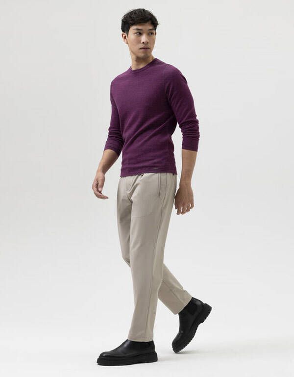 Джемпер мужской с круглым вырезом Olymp, body fit | интернет-магазин Olymp-Men