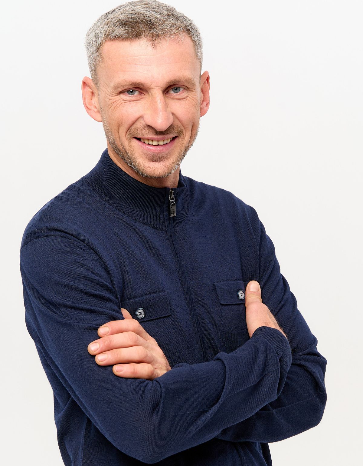 Кардиган Gratude на молнии с карманами | купить в интернет-магазине Olymp-Men