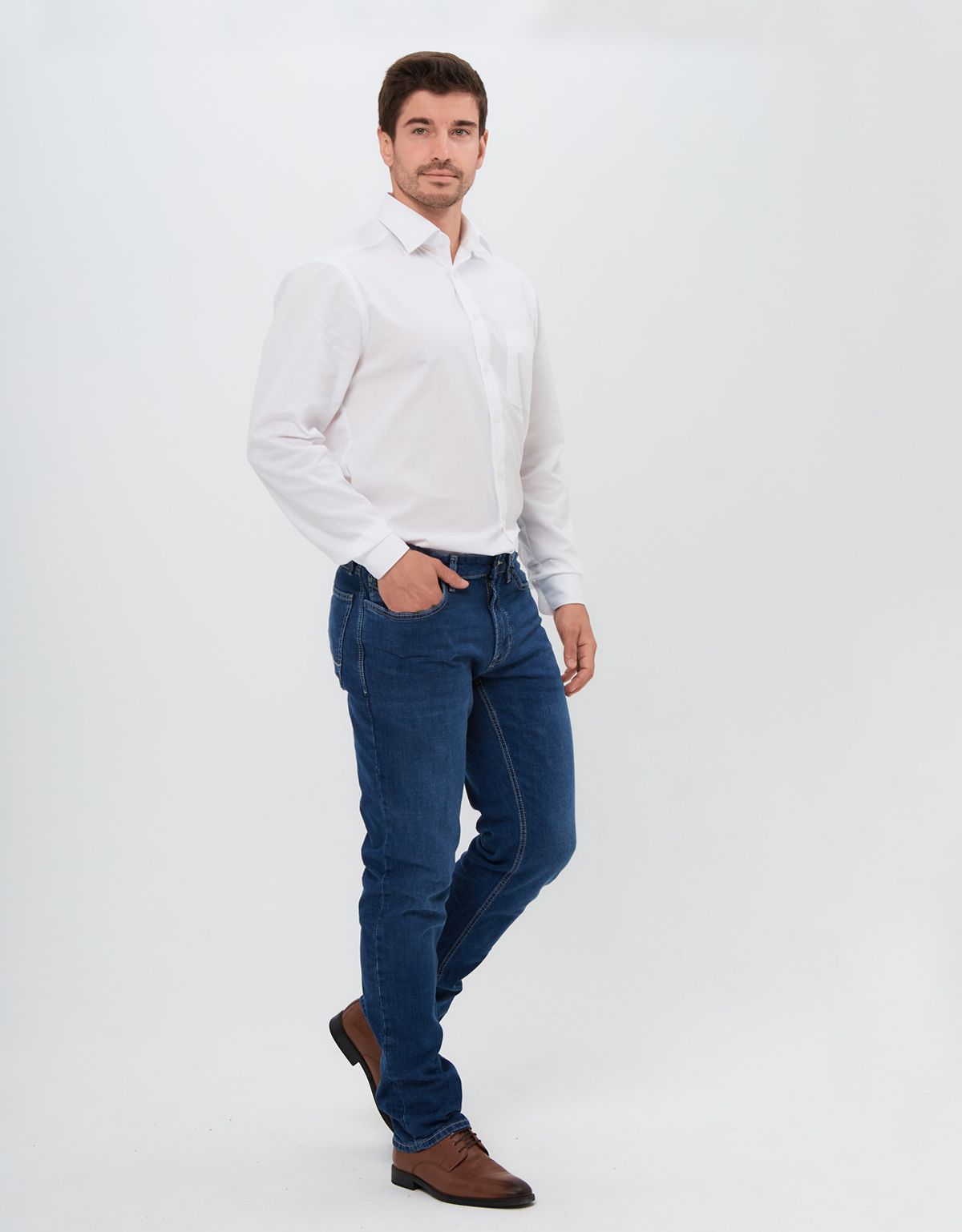 Мужские белые рубашки Royal Class, прямые, комплект 2 шт. | купить в интернет-магазине Olymp-Men