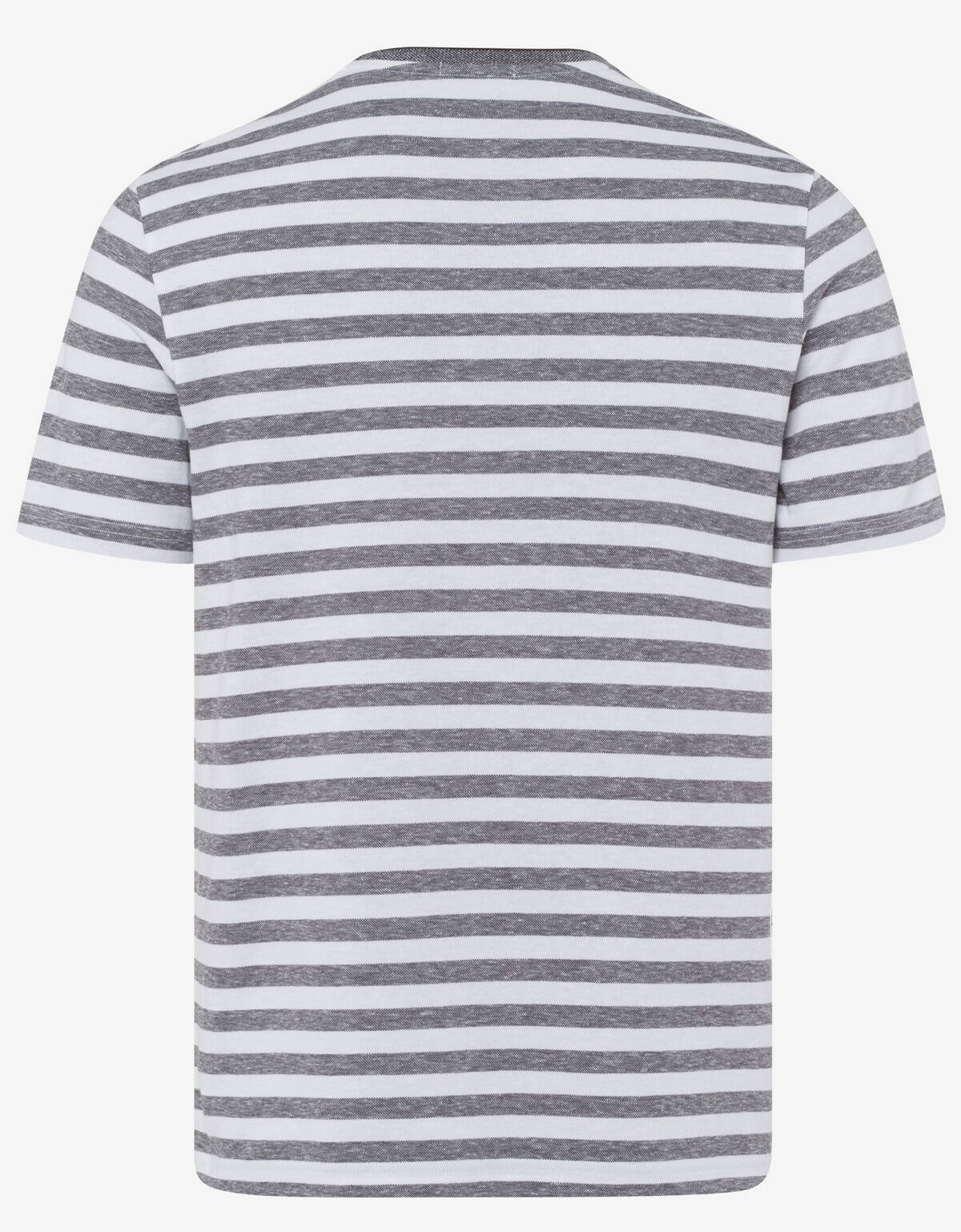 Футболка мужская Brax в серую полоску с карманом | купить в интернет-магазине Olymp-Men