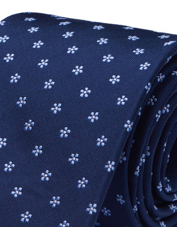 Галстук удлиненный Bernd Hennes в цветочек, широкий, 8,5 см | купить в интернет-магазине Olymp-Men