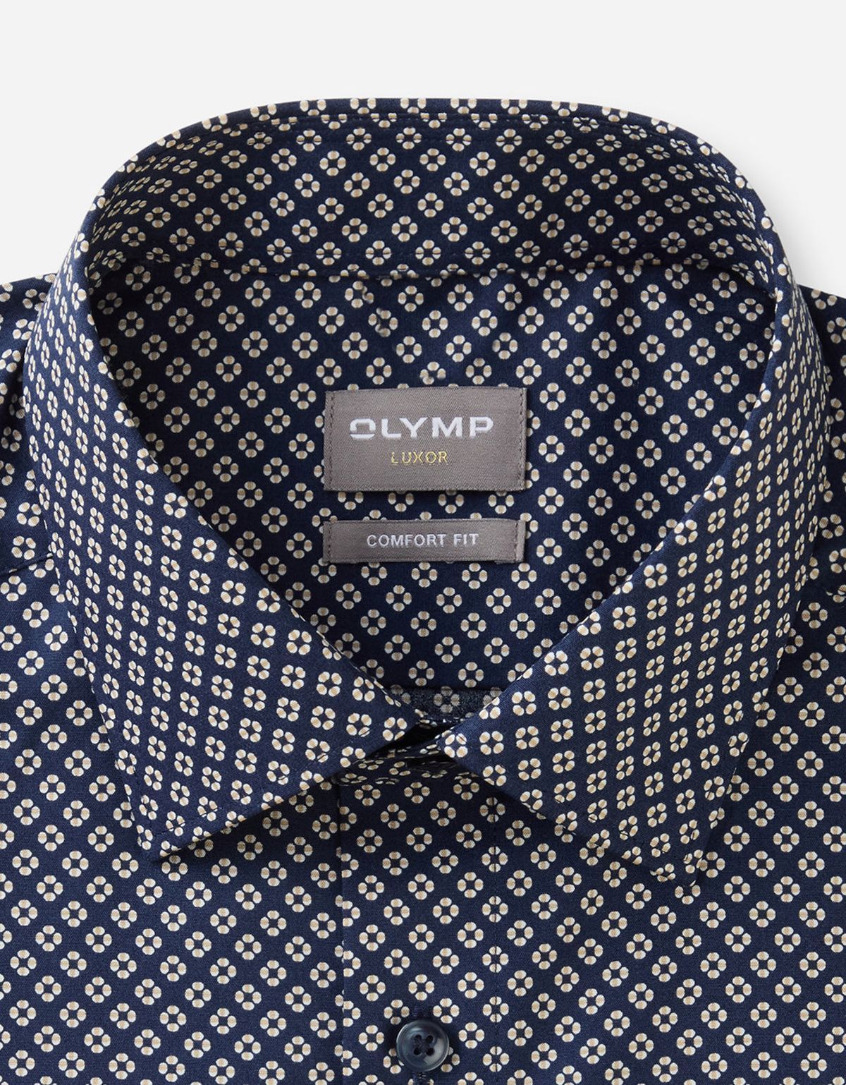Рубашка классическая с рисунком OLYMP Luxor, прямой крой | купить в интернет-магазине Olymp-Men