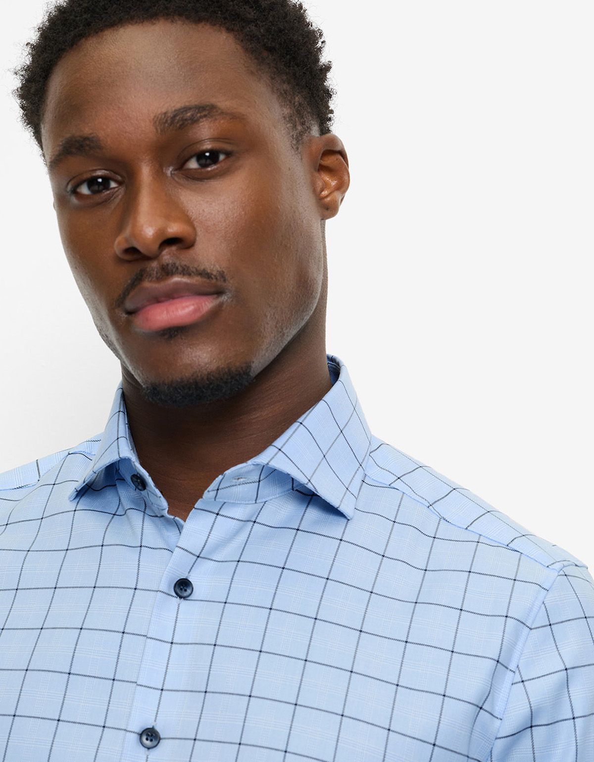 Рубашка классическая в клетку Olymp, body fit | купить в интернет-магазине Olymp-Men