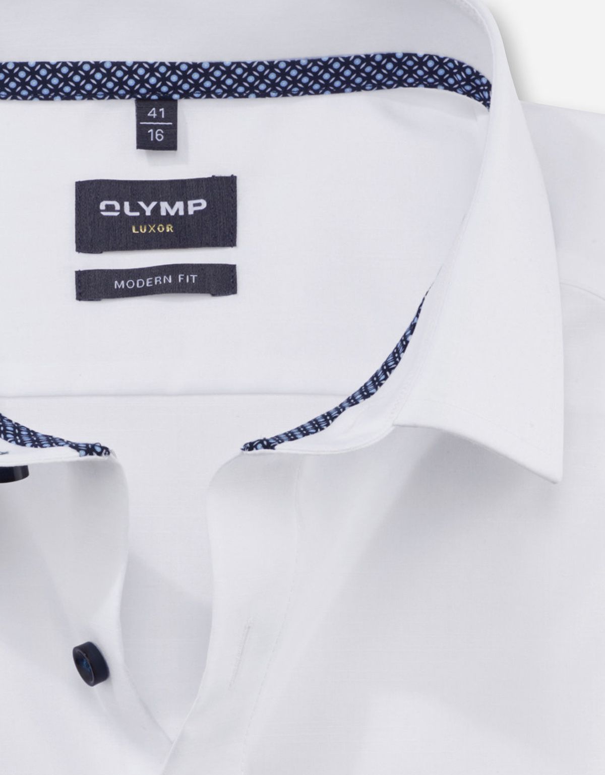 Сорочка классическая мужская OLYMP Luxor, modern fit, фактурная ткань | купить в интернет-магазине Olymp-Men