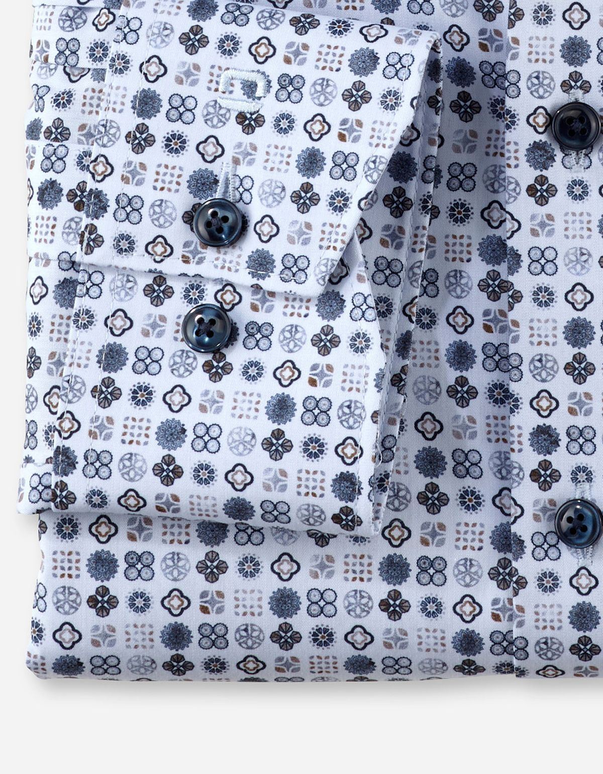 Рубашка мужская с рисунком OLYMP Luxor, modern fit на высокий рост | купить в интернет-магазине Olymp-Men