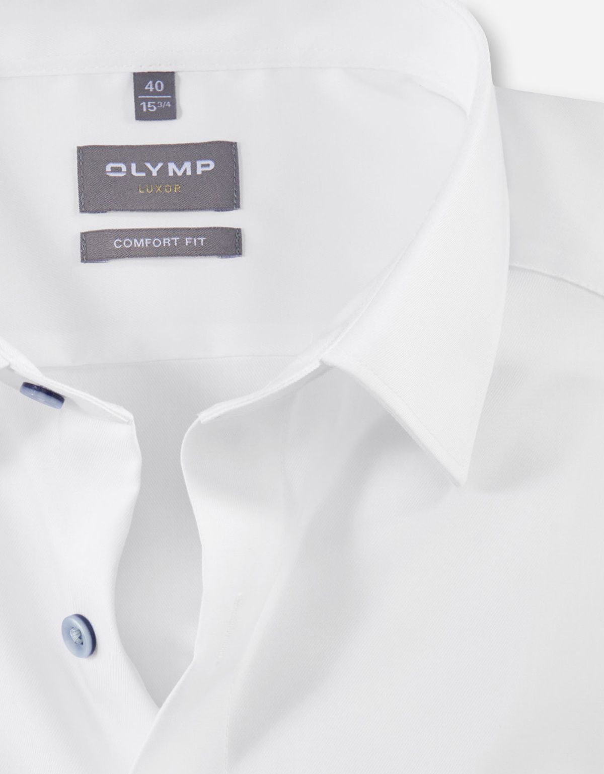 Рубашка белая мужская OLYMP Luxor, comfort fit, фактурная | купить в интернет-магазине Olymp-Men