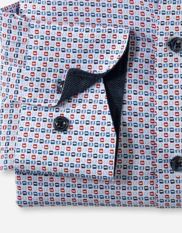 Рубашка мужская с принтом OLYMP Luxor, modern fit | купить в интернет-магазине Olymp-Men