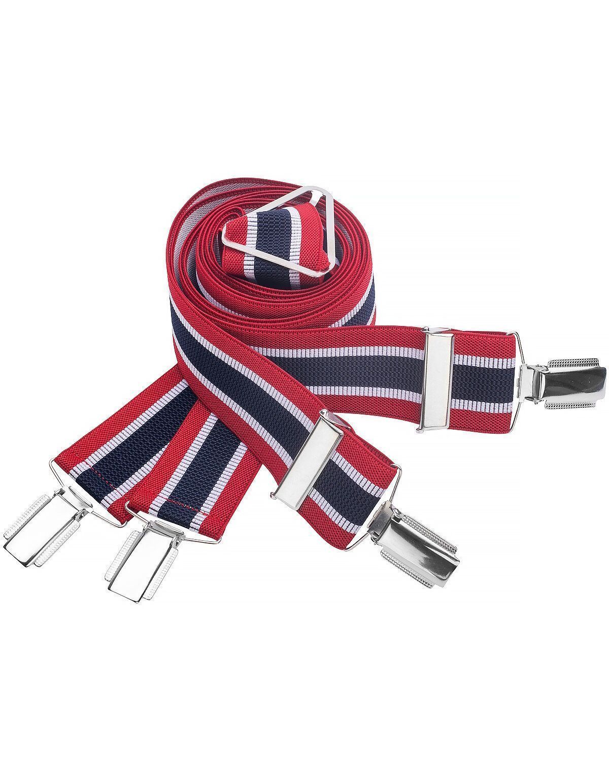Подтяжки мужские красные в полоску | купить в интернет-магазине Olymp-Men