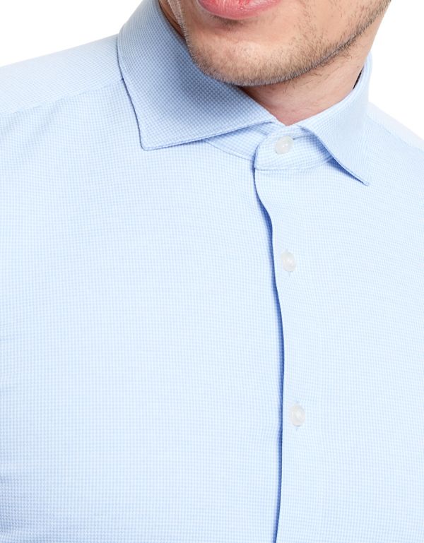 Рубашка мужская классическая трикотажная OLYMP 24/7, супер слим, артикул 25208411