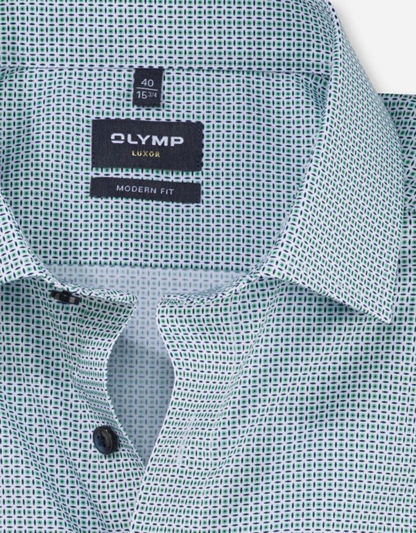 Рубашка мужская классическая в клетку OLYMP Luxor, modern fit | купить в интернет-магазине Olymp-Men