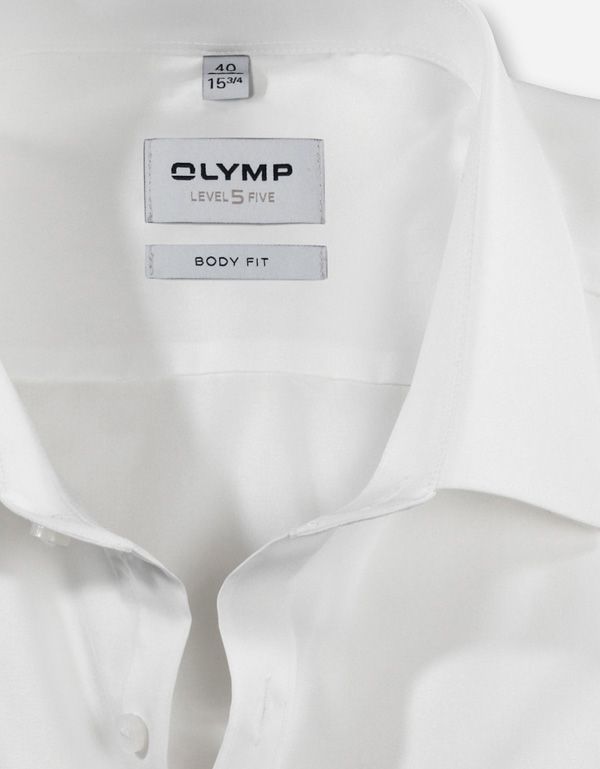 Сорочка однотонная OLYMP Level Five короткий рукав